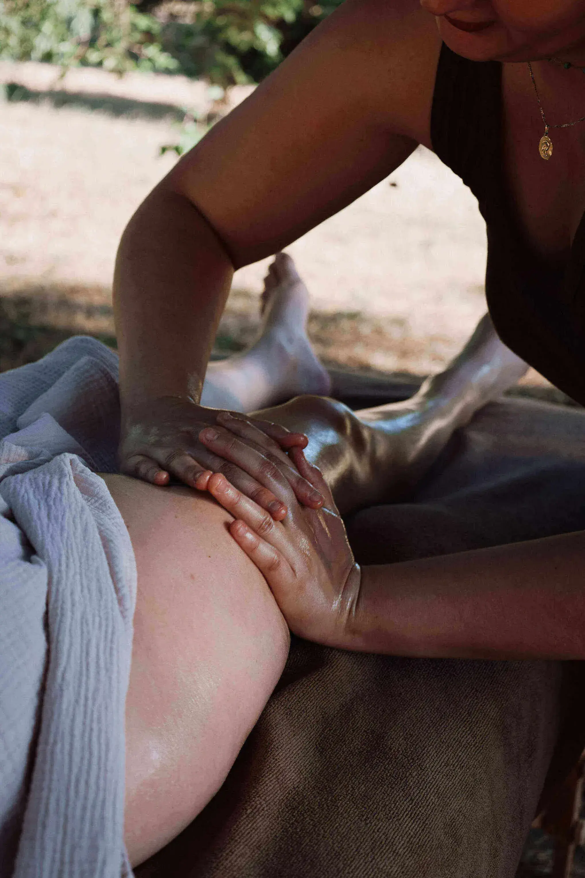 Le massage jambes lourdes 4